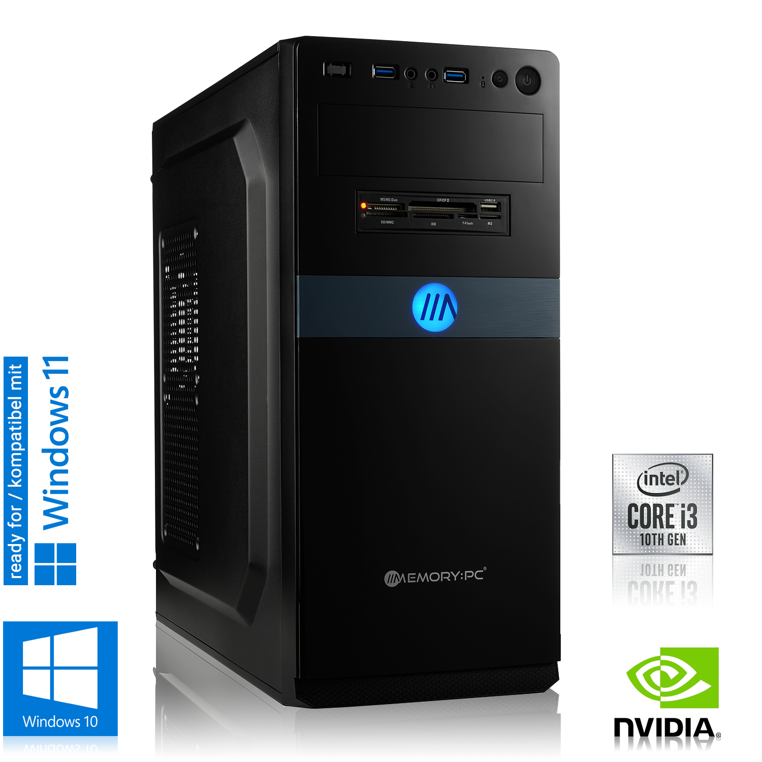 Bild von OFFICE PC INTEL i3-10100 4x3.60GHz | 8GB DDR4 